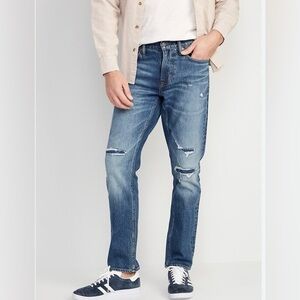 Old Navy Built in Flex Slim Distressed Jeans
